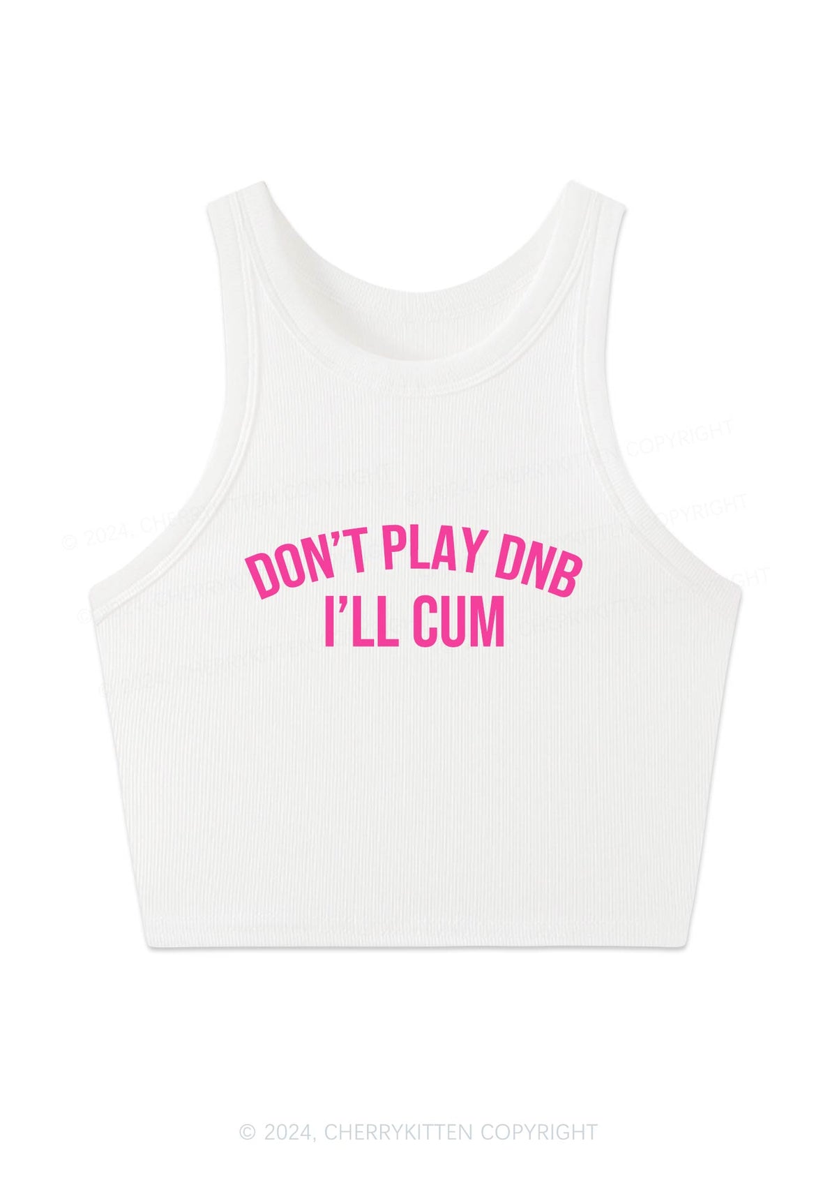 Don't Play DNB Y2K Crop Tank Top Cherrykitten