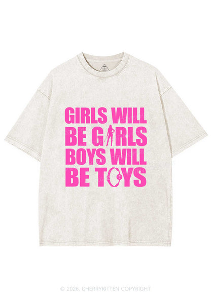 Girls Toys Y2K Shirts Washed Tee Cherrykitten