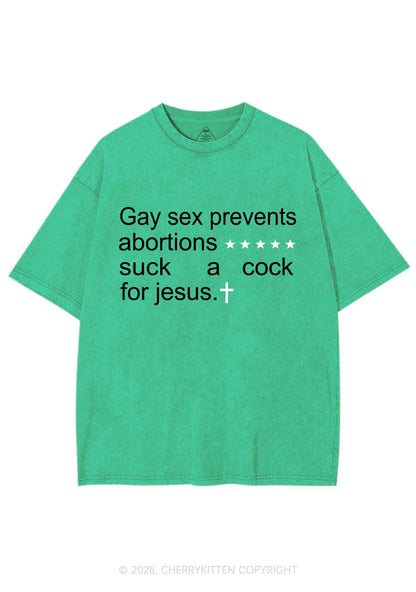 Suck A Cola For Jesus Pride Y2K Shirts Washed Tee Cherrykitten