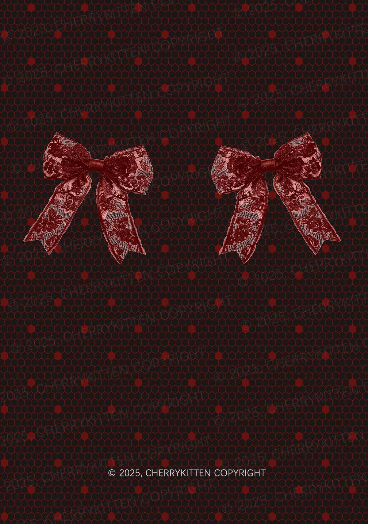 Bow Ties Y2K Mesh Crop Top Cherrykitten