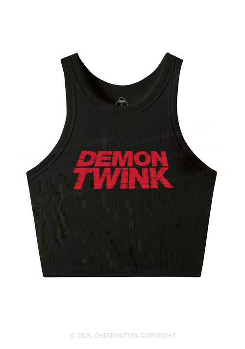 Demon Twink Pride Y2K Crop Tank Top Cherrykitten