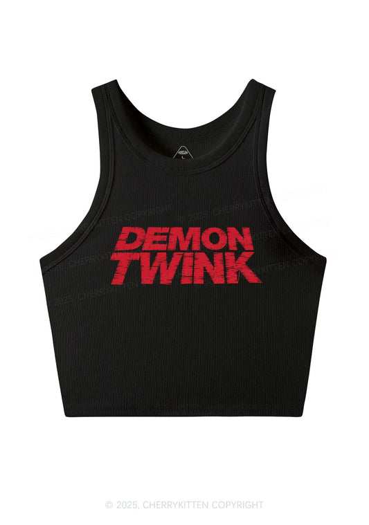 Demon Twink Pride Y2K Crop Tank Top Cherrykitten