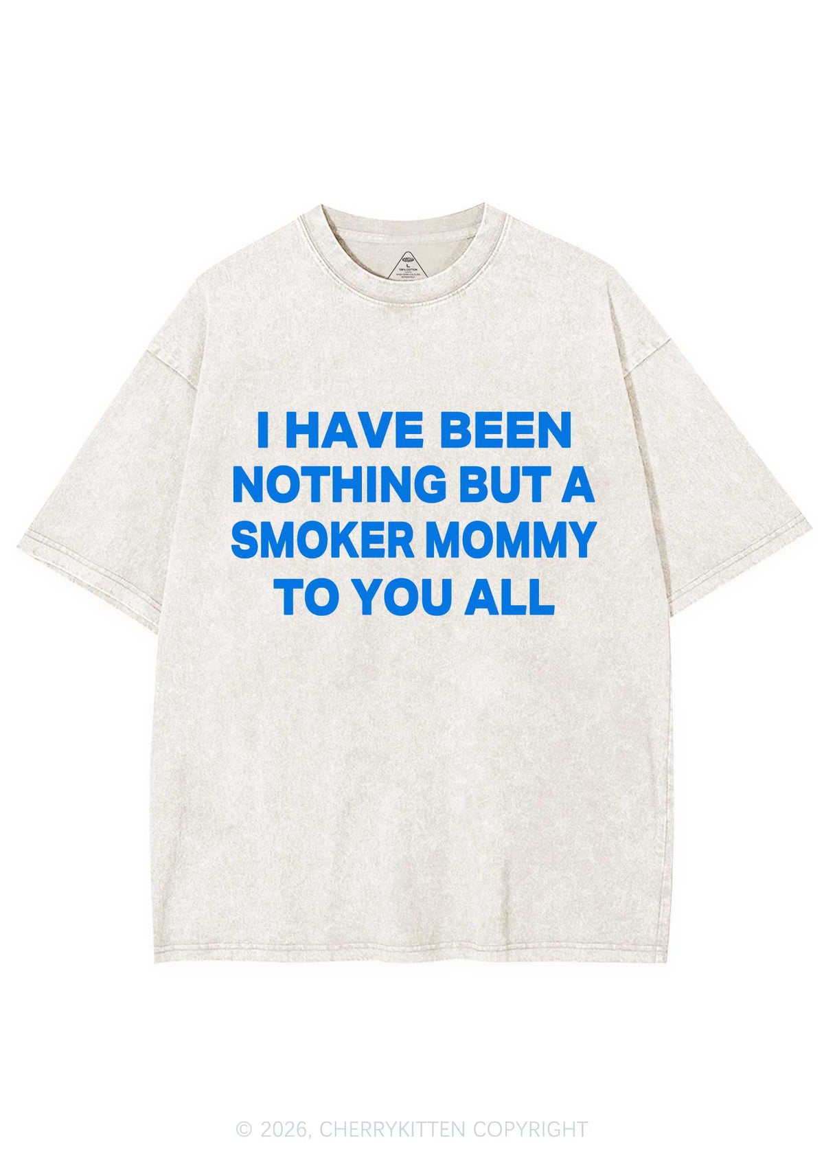 I Have Been A Smoker Mommy Y2K Shirts Washed Tee Cherrykitten