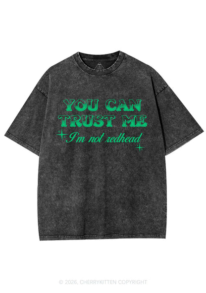 You Can Trust Me St Patricks Y2K Shirts Washed Tee Cherrykitten
