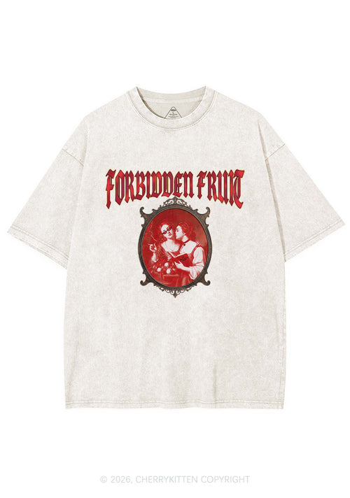 Forbidden Fruit Pride Y2K Shirts Washed Tee Cherrykitten