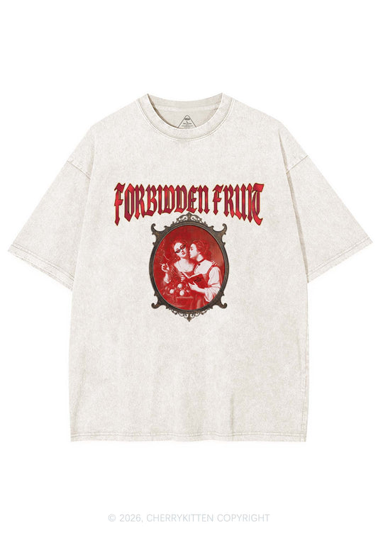 Forbidden Fruit Pride Y2K Shirts Washed Tee Cherrykitten