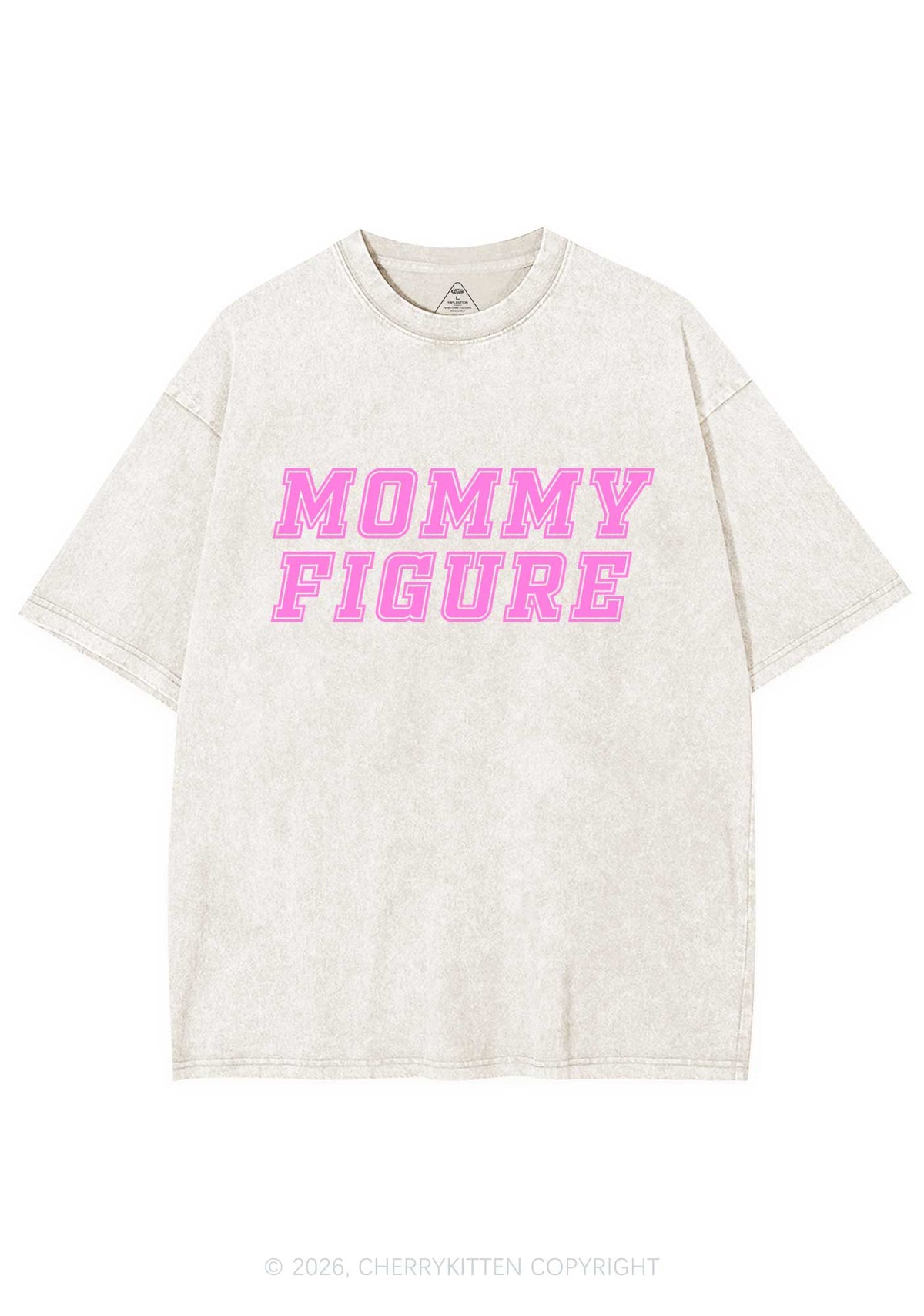 Mommy Figure Y2K Shirts Washed Tee Cherrykitten