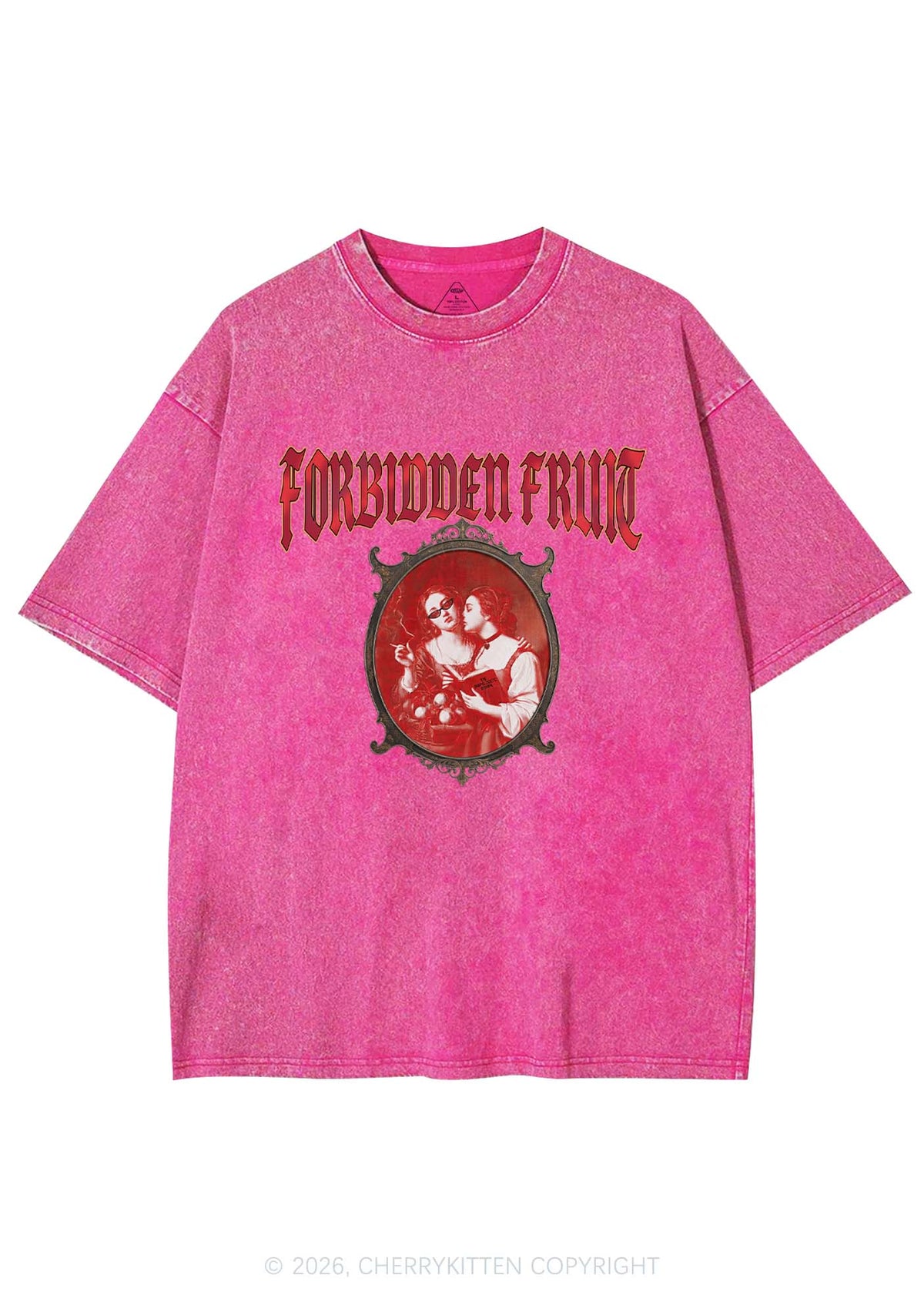 Forbidden Fruit Pride Y2K Shirts Washed Tee Cherrykitten