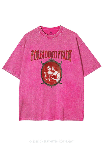 Forbidden Fruit Pride Y2K Shirts Washed Tee Cherrykitten