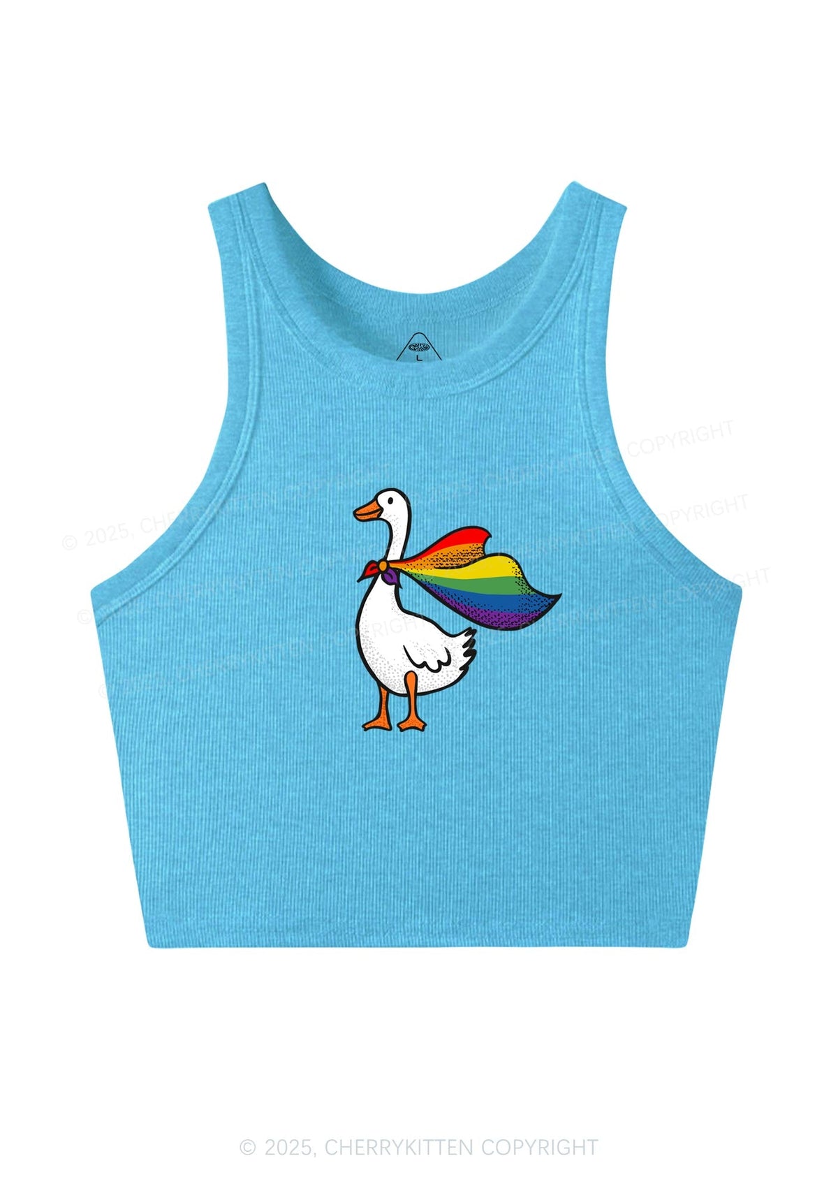 Pride Goose Y2K Crop Tank Top Cherrykitten