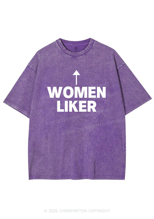 Women Liker Pride Y2K Shirts Washed Tee Cherrykitten