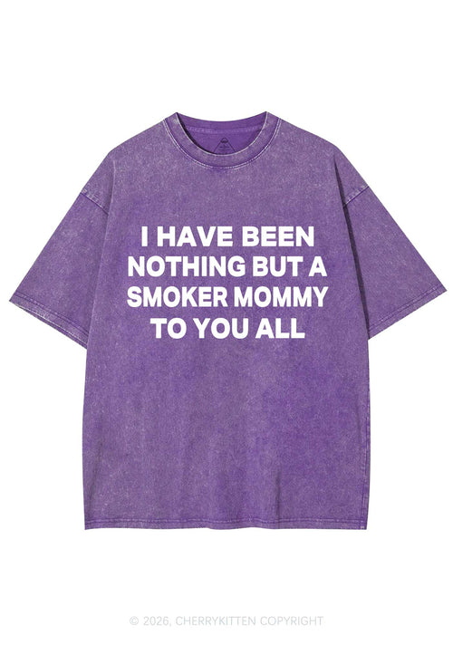 I Have Been A Smoker Mommy Y2K Shirts Washed Tee Cherrykitten