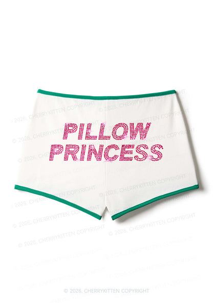 Rhinestone Pillow Princess Y2K Booty Shorts Cherrykitten