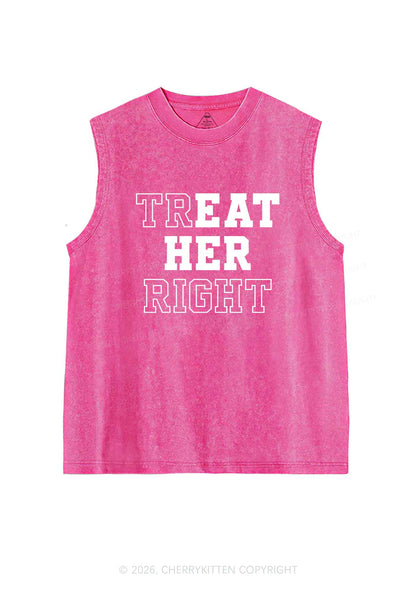 Eat Her Right Pride Y2K Washed Muscle Tank Cherrykitten