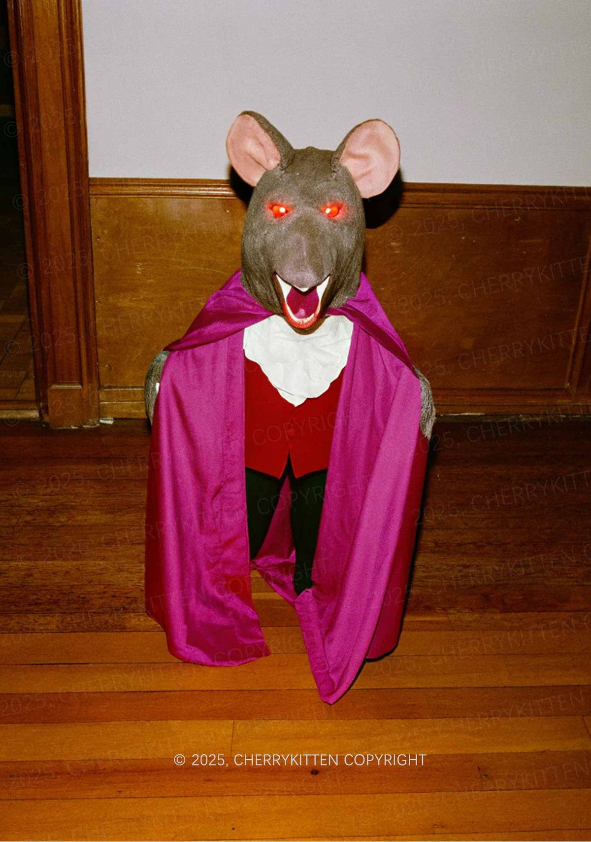 Caped Ratz Y2K Mesh Crop Top Cherrykitten