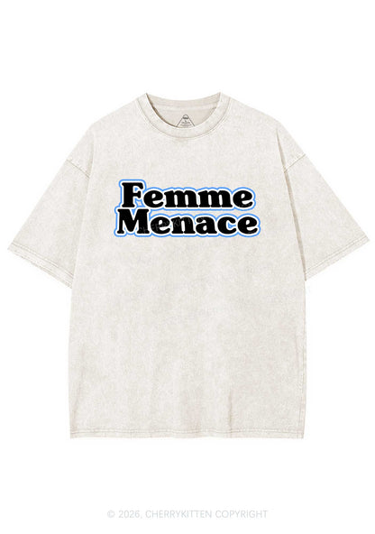 Femme Menace Pride Y2K Shirts Washed Tee Cherrykitten