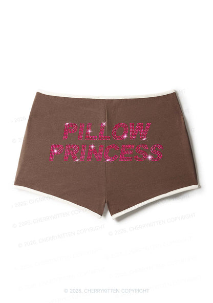 Rhinestone Pillow Princess Y2K Booty Shorts Cherrykitten