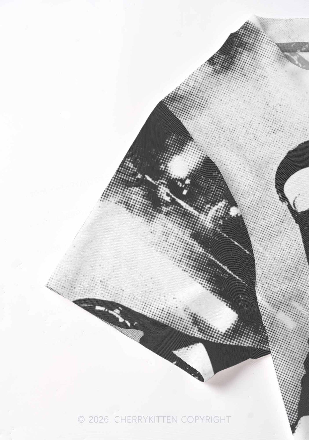 DJ Nun Y2K Mesh Crop Top Cherrykitten