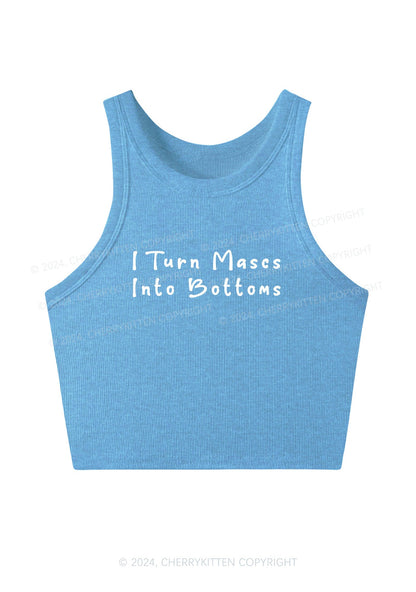 Turn Mascs Into Bottoms Y2K Crop Tank Top Cherrykitten