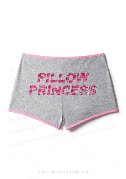 Rhinestone Pillow Princess Y2K Booty Shorts Cherrykitten