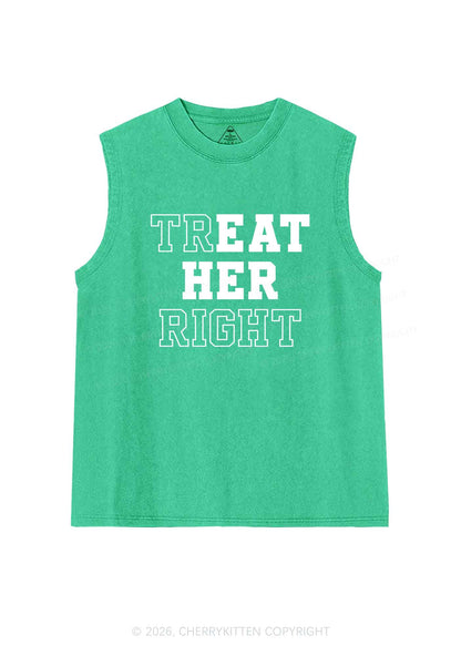 Eat Her Right Pride Y2K Washed Muscle Tank Cherrykitten