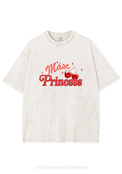 Masc Princess Cherry Pride Y2K Shirts Washed Tee Cherrykitten