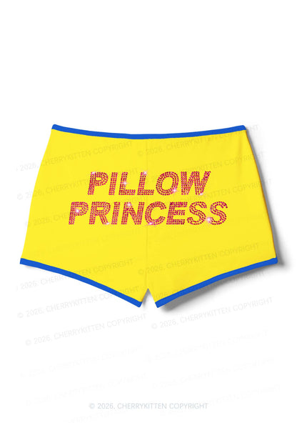 Rhinestone Pillow Princess Y2K Booty Shorts Cherrykitten