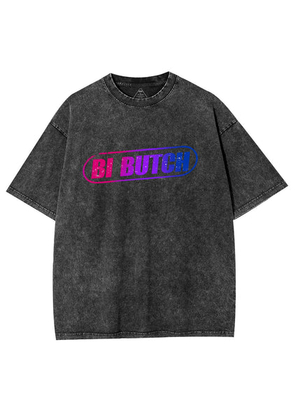 Bi Butch Pride Y2K Shirts Washed Tee Cherrykitten