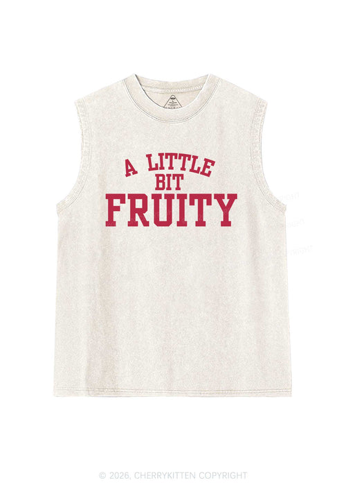 A Little Bit Fruity Pride Y2K Washed Muscle Tank Cherrykitten