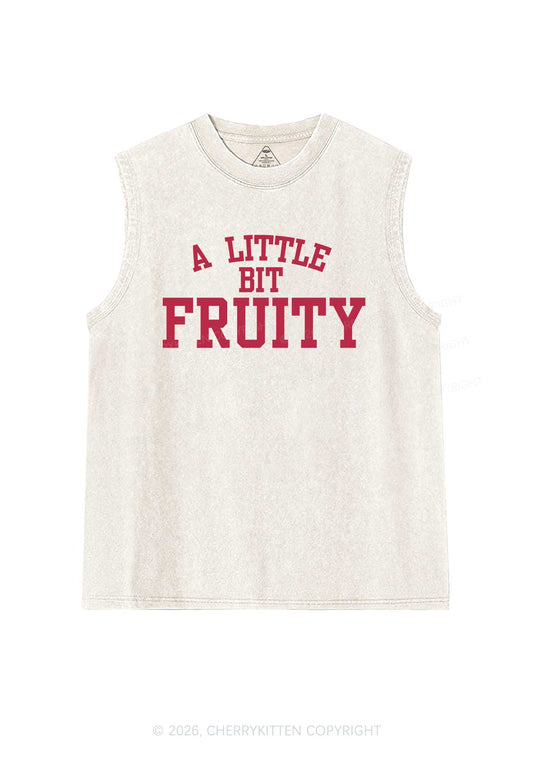 A Little Bit Fruity Pride Y2K Washed Muscle Tank Cherrykitten