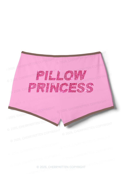 Rhinestone Pillow Princess Y2K Booty Shorts Cherrykitten