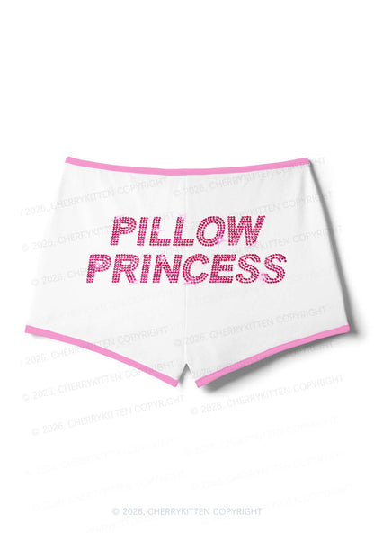 Rhinestone Pillow Princess Y2K Booty Shorts Cherrykitten