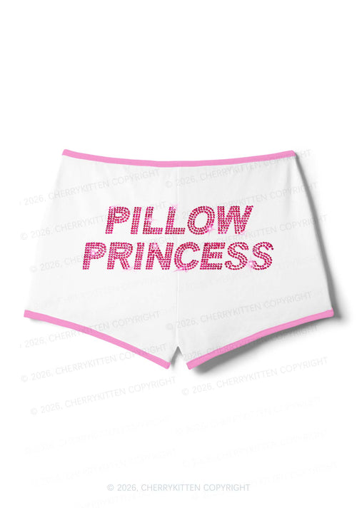 Rhinestone Pillow Princess Y2K Booty Shorts Cherrykitten