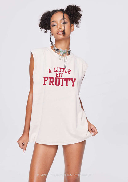 A Little Bit Fruity Pride Y2K Washed Muscle Tank Cherrykitten
