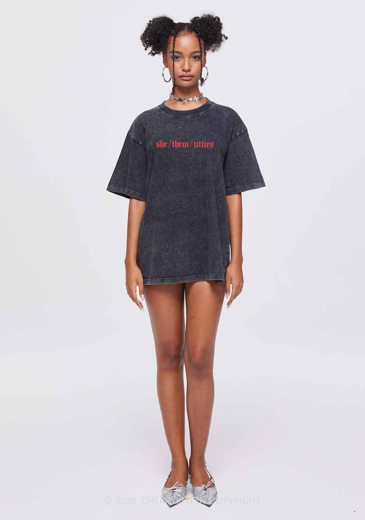 She Them Txtties Pride Y2K Shirts Washed Tee Cherrykitten