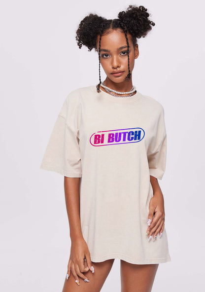 Bi Butch Pride Y2K Shirts Washed Tee Cherrykitten