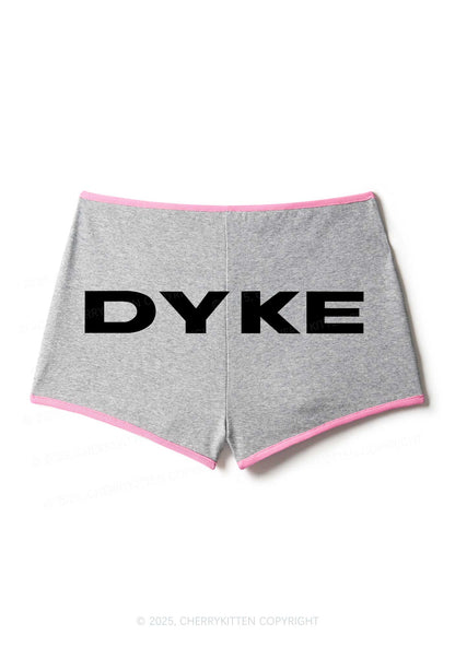 DYKE Pride Y2K Booty Shorts Cherrykitten