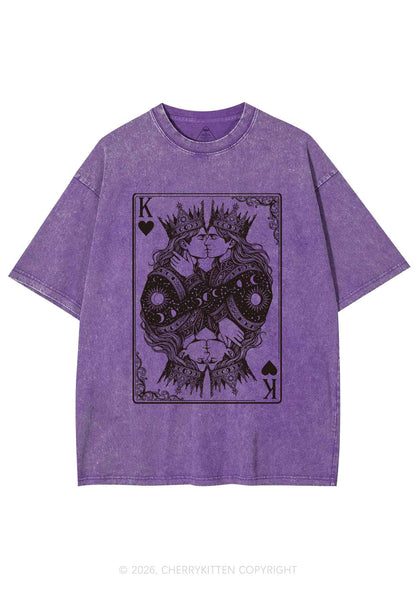 Kings Kissing Pride Y2K Shirts Washed Tee Cherrykitten