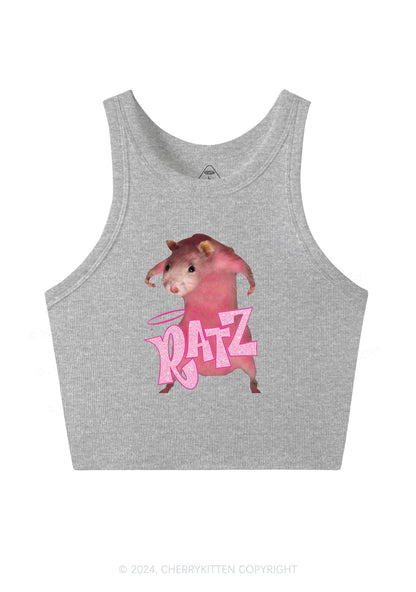 Pink Ratz Y2K Crop Tank Top Cherrykitten