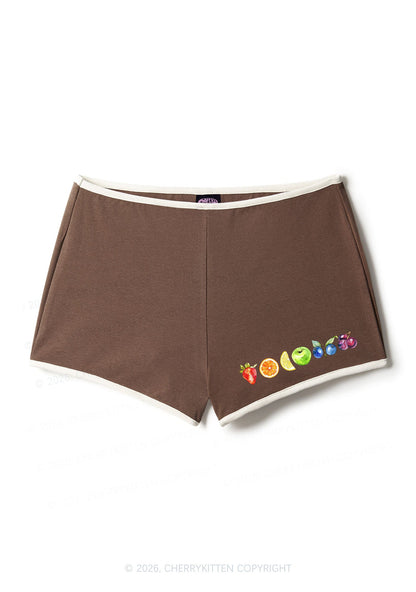 Six Fruity Pride Y2K Booty Shorts Cherrykitten