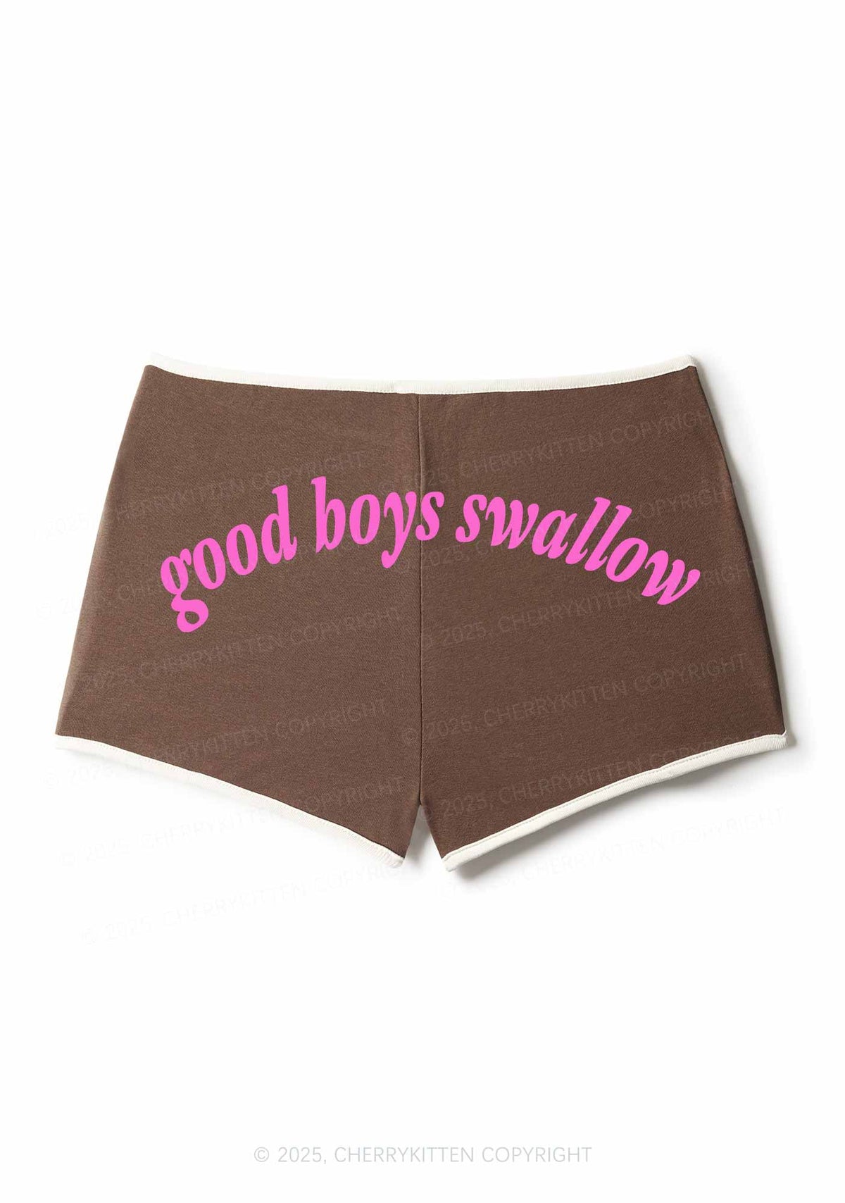 Good Boys Swallow Y2K Booty Shorts Cherrykitten