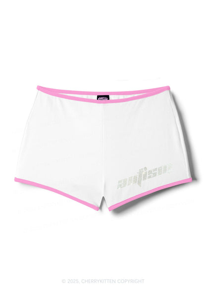 Rhinestone Mini Autism Y2K Booty Shorts Cherrykitten