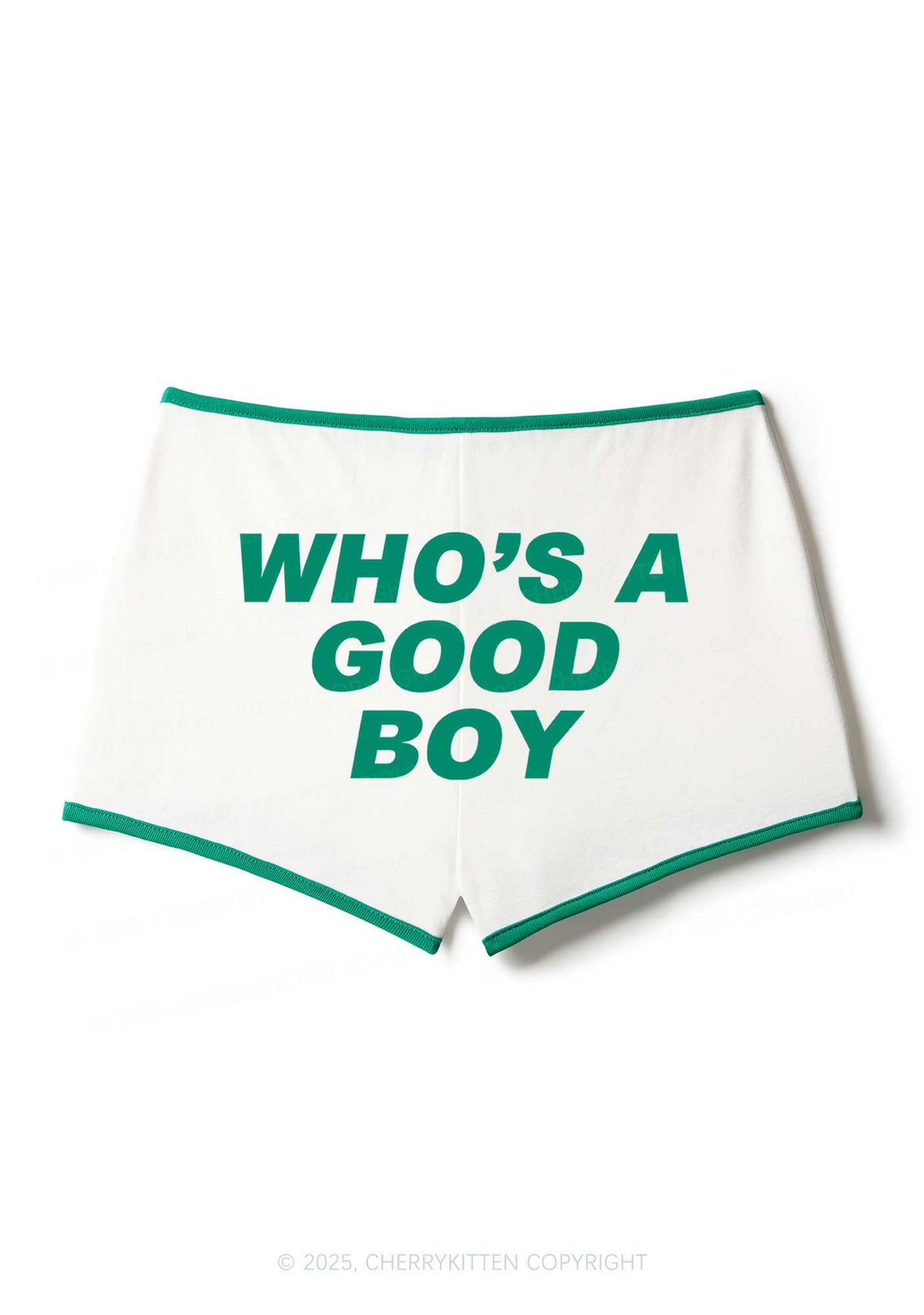 Whos A Good Boy Y2K Booty Shorts Cherrykitten