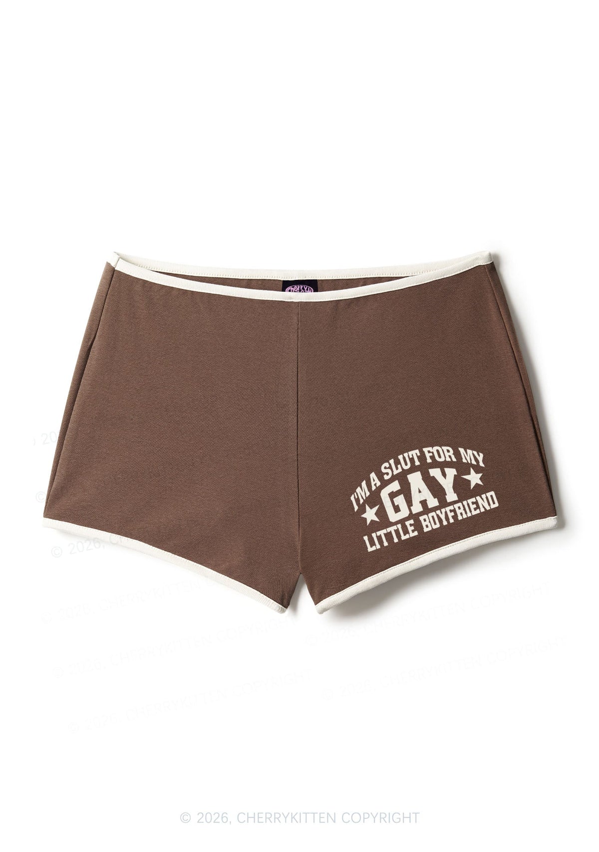 Im A Slxt For My Gay BF Pride Y2K Booty Shorts Cherrykitten