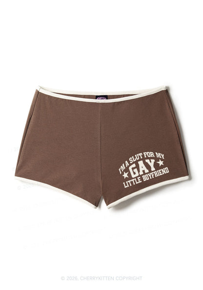 Im A Slxt For My Gay BF Pride Y2K Booty Shorts Cherrykitten