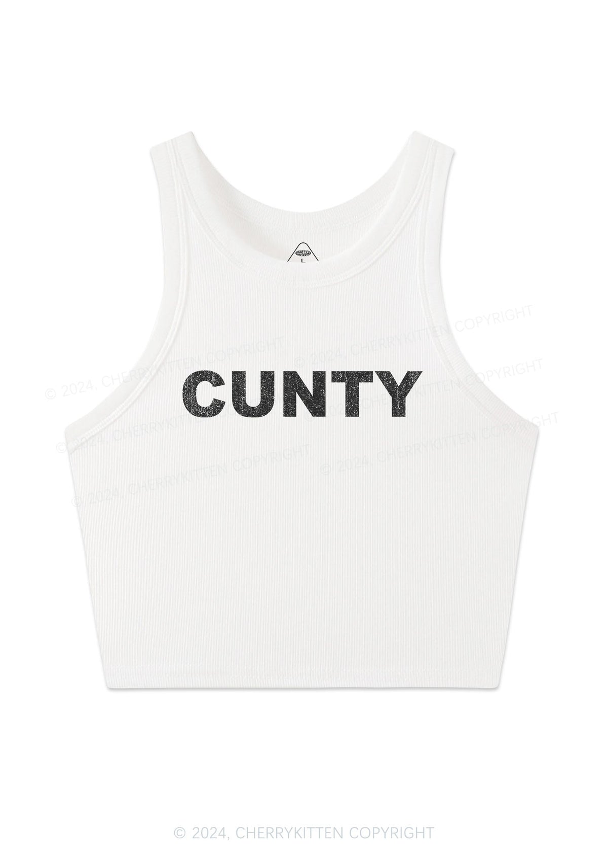 Cunty Y2K Crop Tank Top Cherrykitten