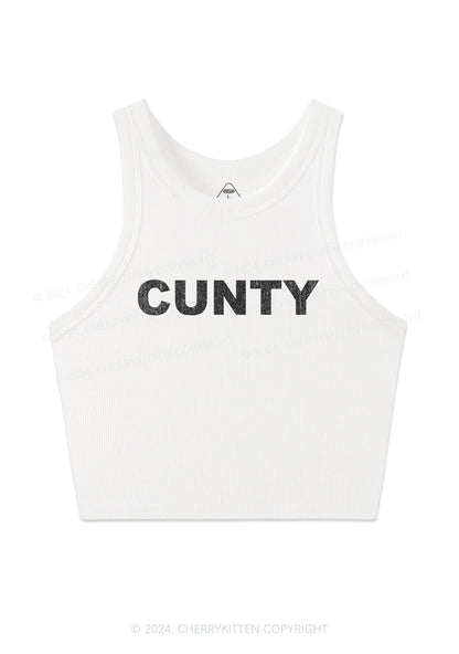 Cunty Y2K Crop Tank Top Cherrykitten