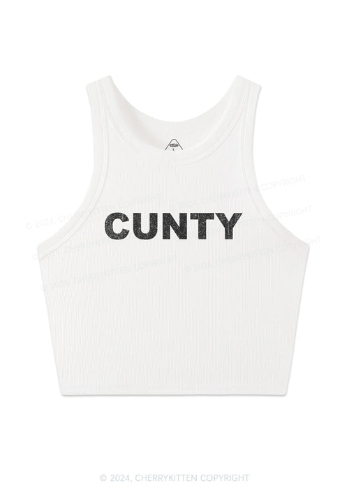 Cunty Y2K Crop Tank Top Cherrykitten