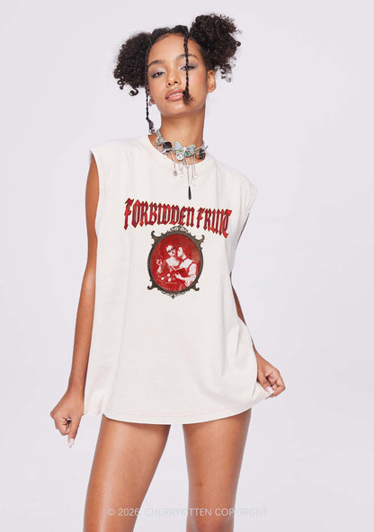 Forbidden Fruit Pride Y2K Washed Muscle Tank Cherrykitten