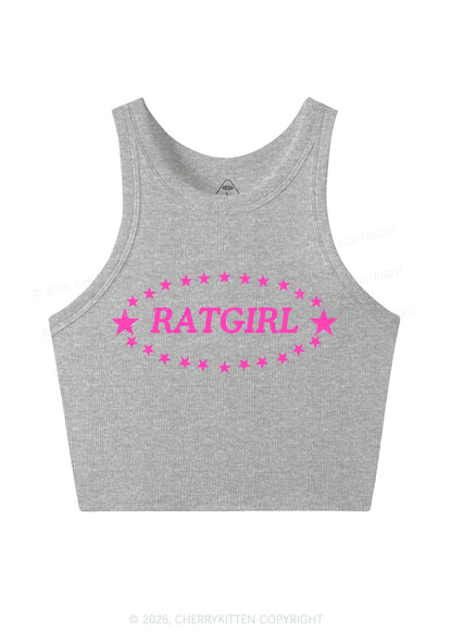 Ratgirl Star Y2K Crop Tank Top Cherrykitten